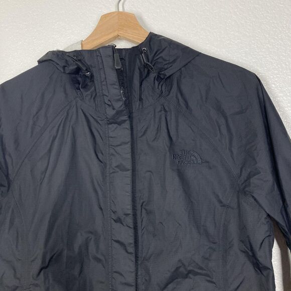 The North Face Jacket Womens Medium Black DryVent Waterproof Hooded Windbreaker - Picture 3 of 16
